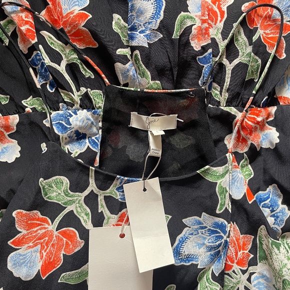 Brand New Women’s Joie SILK Floral Halter Top Blouse - Picture 4 of 7